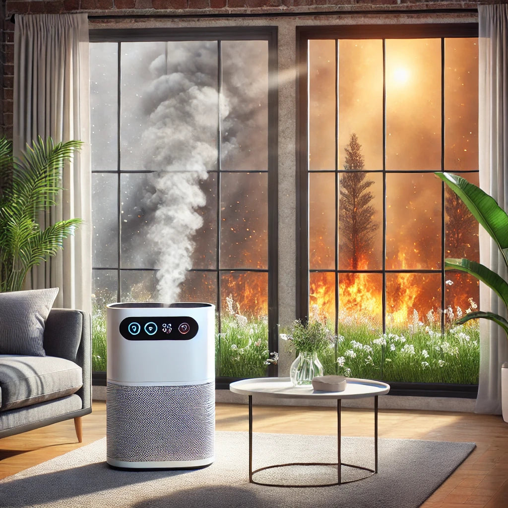 air purifier help with wildfire smoke