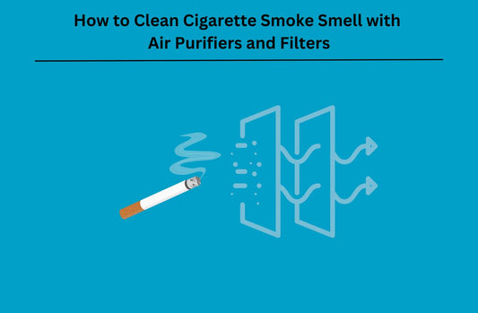 clean cigarette smoke smell with air purifiers