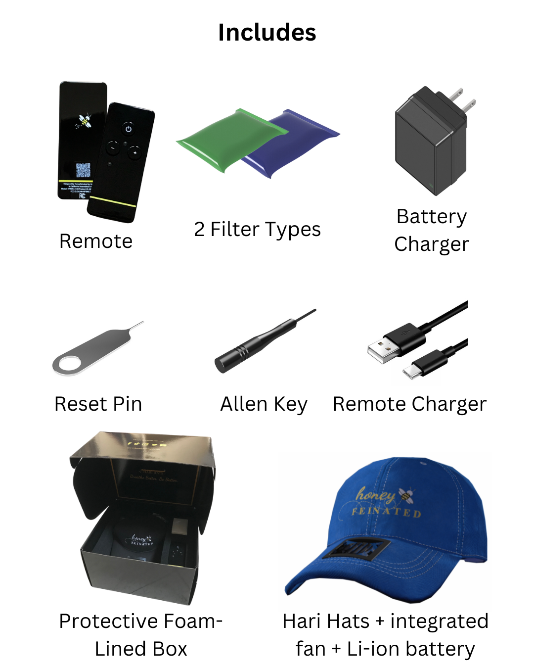 Hari Hats - Portable Air Purifier