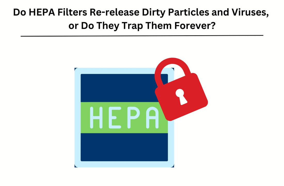 do hepa filters trap particles or release them